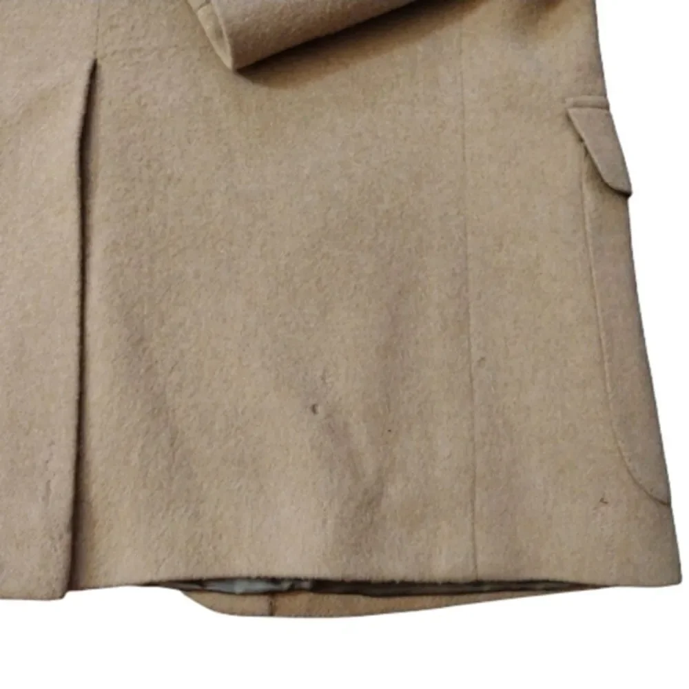VTG 90s Bergren's Tacoma‎ Beige Camel Hair Blend Sport Coat Blazer SZ 42R